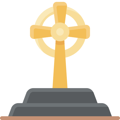 Gravestone grave architecture and city funeral icon