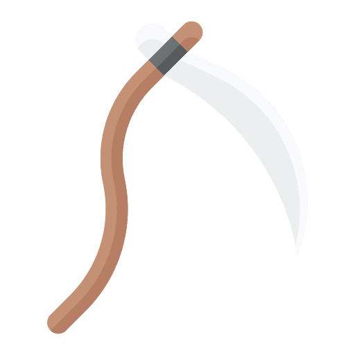 Scythe harvest scythe equipment icon