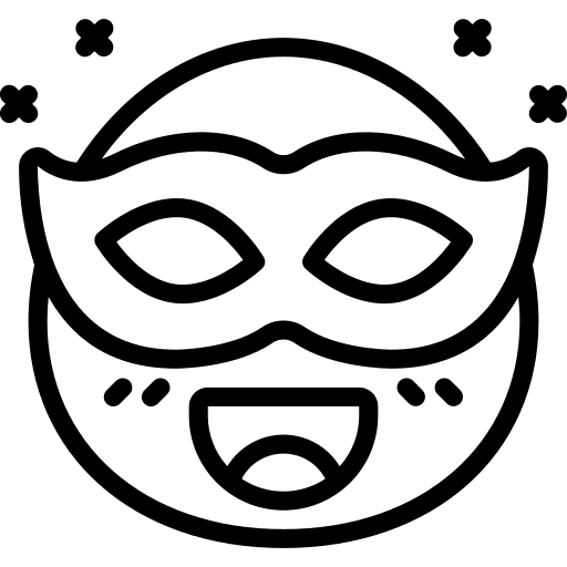 Mask smileys costume smile icon