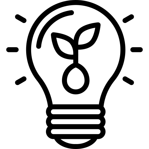 Idea idea gardening seeding icon