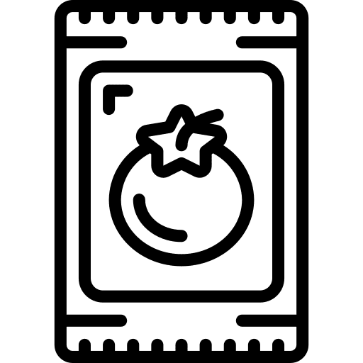 Packet food seeds seeding icon