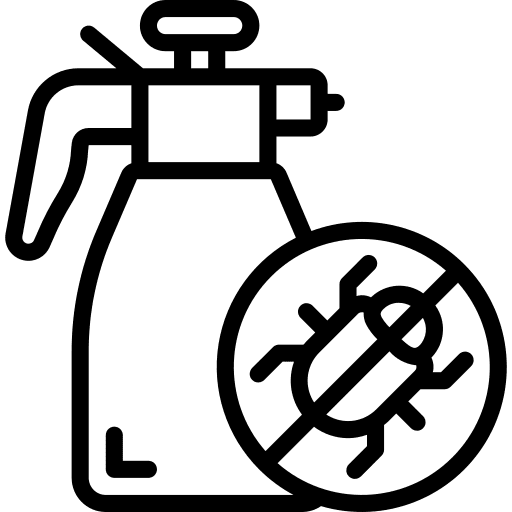 Spray farming and gardening pest control disinfection icon