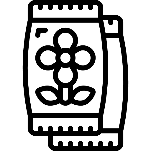 Seeds farming and gardening seeding bag icon