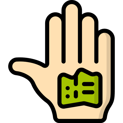 Implant networking electronics chip icon