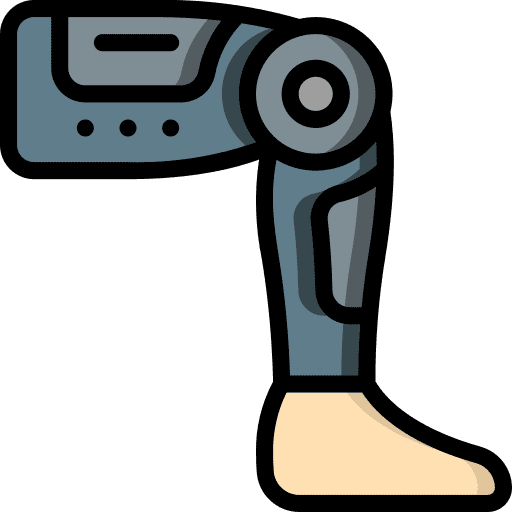 Robot leg robot leg electronics cyber icon