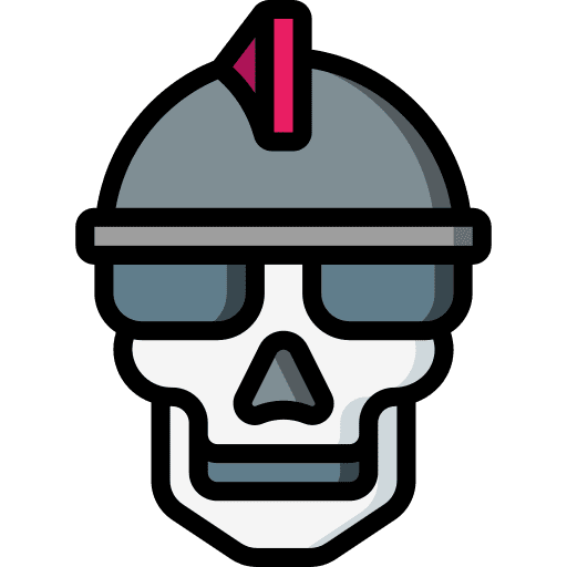 Skull skull halloween head icon