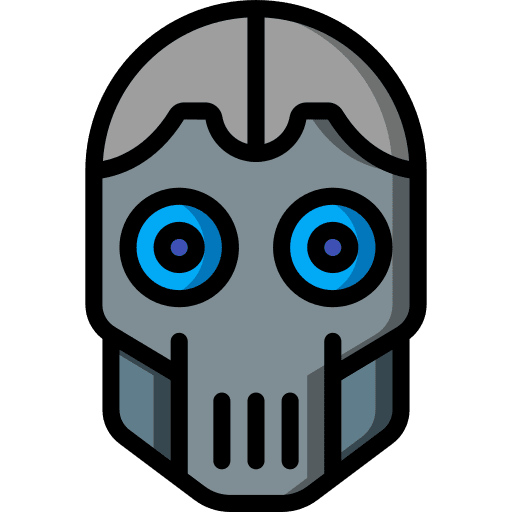 Android futuristic android halloween icon