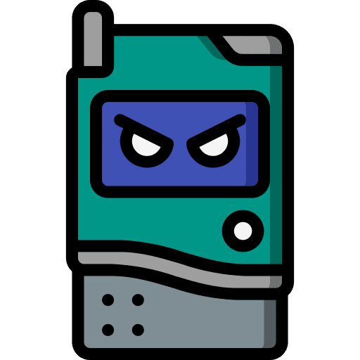 Device thief hacking electronics icon