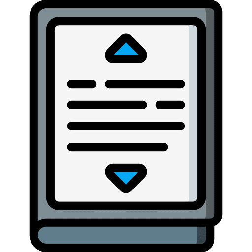 Digital book elearning ebook arrow icon