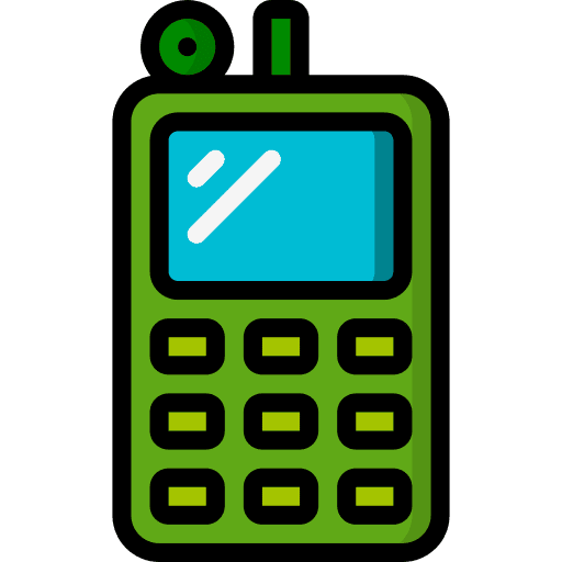 Walkie talkie communications electronic device frequency icon