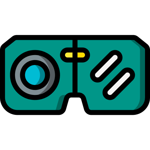 Glasses glasses mask electronics icon