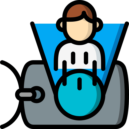 Holographic projection electronics hologram icon