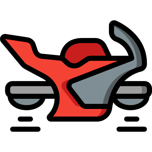 Motorbike motorcycle bikes futuristic icon