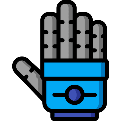 Robot hand digital electronics future icon