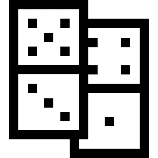 Domino piece entertainment gaming domino piece icon Domino piece entertainment gaming domino piece icon