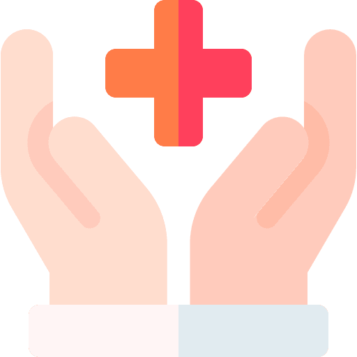 Healthcare hands healthcare and medical health care icon Healthcare hands healthcare and medical health care icon