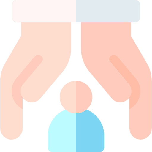 Refugee refugee people hands icon