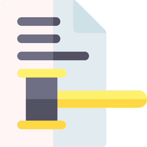 Auction files and folders verdict file icon Auction files and folders verdict file icon