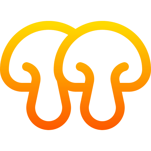 Mushrooms vegan organic mushroom icon Mushrooms vegan organic mushroom icon