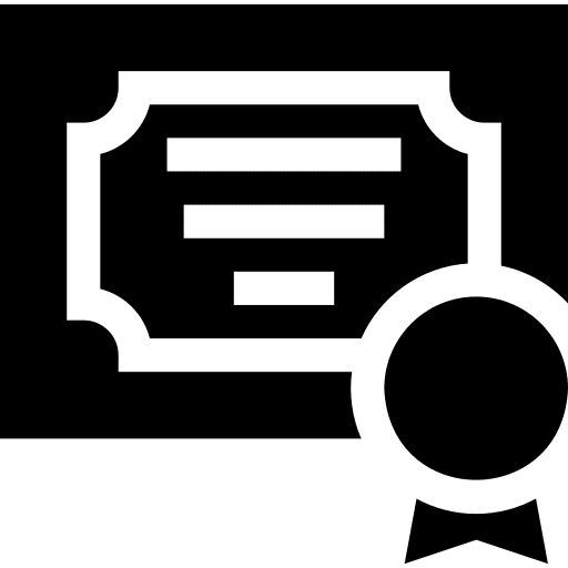 Diploma contract tattoo studio interface icon