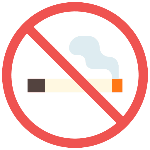 No smoking cigarette unhealthy healthcare icon