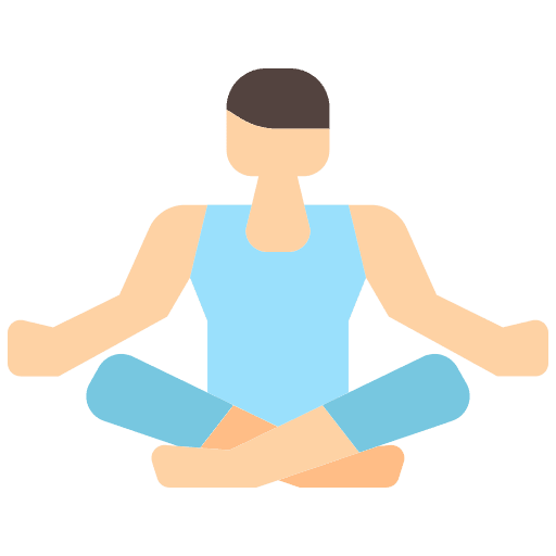 Yoga exercise man people icon Yoga exercise man people icon