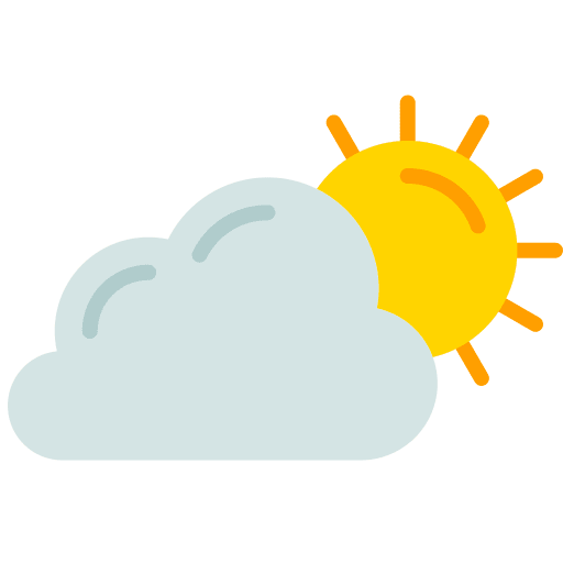 Cloudy sky sun sunny icon Cloudy sky sun sunny icon