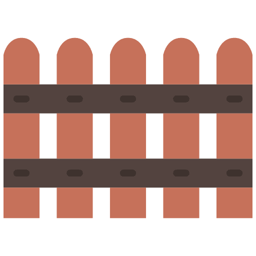 Fence limit boundary yard icon Fence limit boundary yard icon