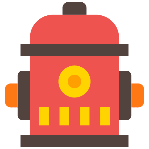 Hydrant protection architecture and city security icon Hydrant protection architecture and city security icon