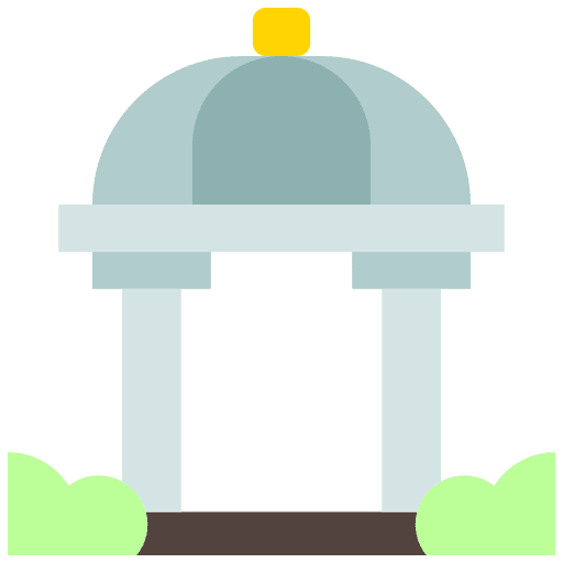 Pavilion architecture and city marquee architecture icon Pavilion architecture and city marquee architecture icon