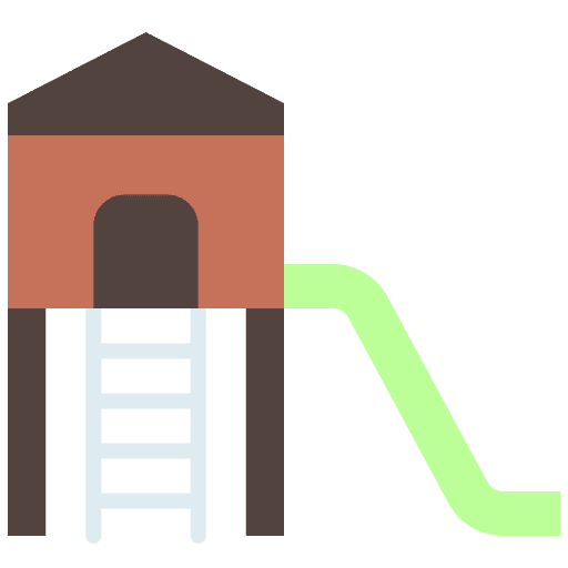 Slide playground children playtime icon Slide playground children playtime icon