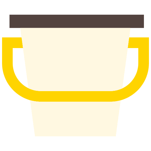 Bucket housekeeping miscellaneous wash icon Bucket housekeeping miscellaneous wash icon