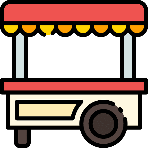 Food cart food and restaurant fast food food cart icon
