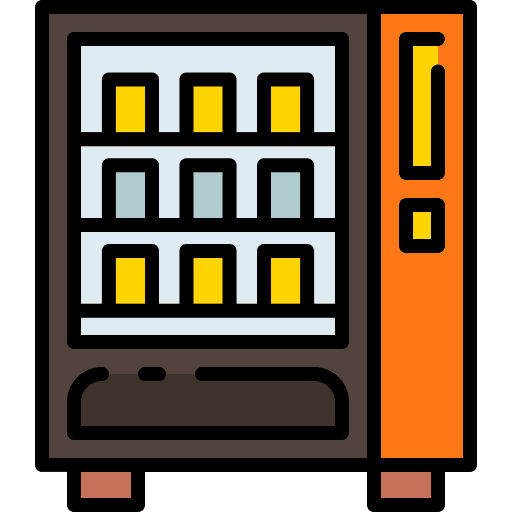 Vending machine electronics beverage dispenser icon
