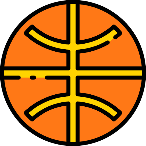 Basketball sport team sports and competition equipment icon Basketball sport team sports and competition equipment icon