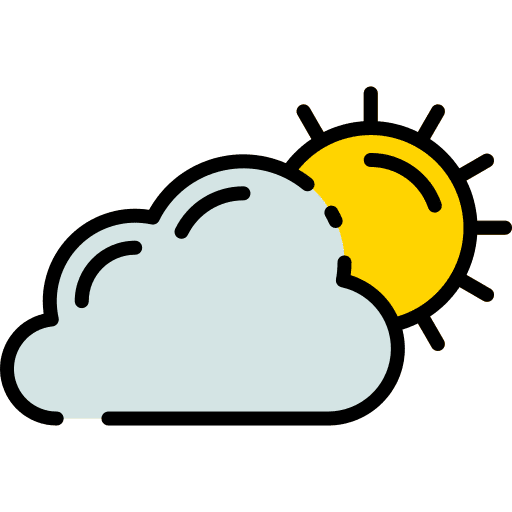 Cloudy clouds meteorology sky icon Cloudy clouds meteorology sky icon