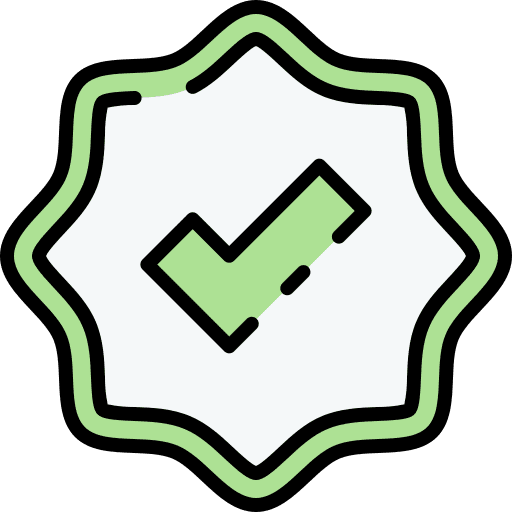 Approved approve sticker check icon