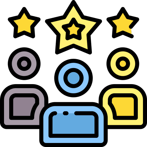 Customer rating customer happy client icon Customer rating customer happy client icon