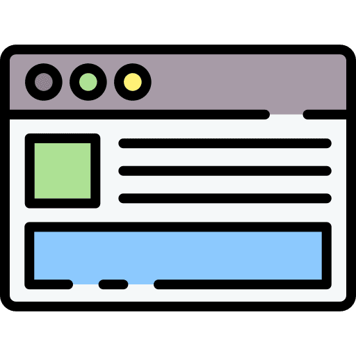 Website monitor website design data icon Website monitor website design data icon