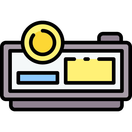 Projector tech projector electronics icon Projector tech projector electronics icon