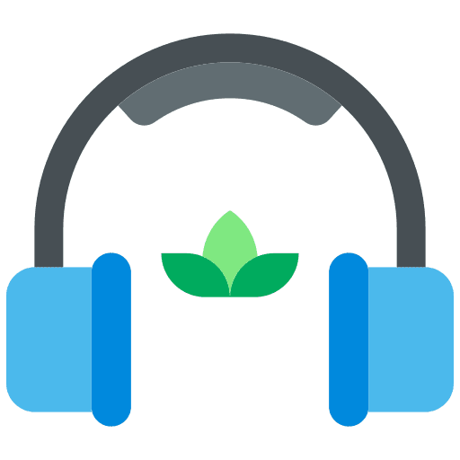 Music therapy headphones wellness device icon Music therapy headphones wellness device icon