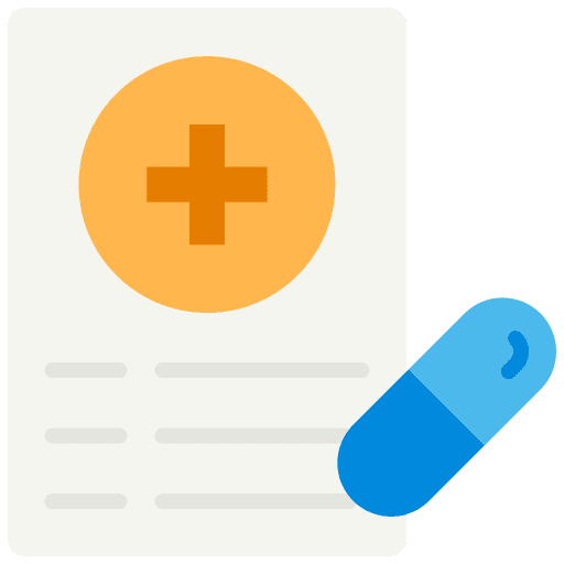 Prescription prescription medical notes icon Prescription prescription medical notes icon