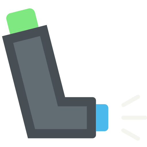 Inhale asthma inhaler allergy icon Inhale asthma inhaler allergy icon