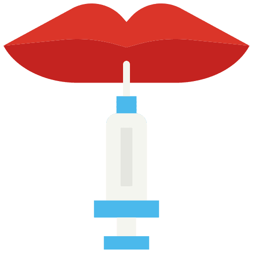 Plastic surgery plastic surgery beauty lip filler icon Plastic surgery plastic surgery beauty lip filler icon