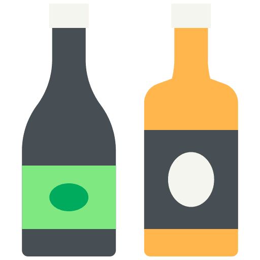 Wine bottle wine glass alcohol food and restaurant icon Wine bottle wine glass alcohol food and restaurant icon
