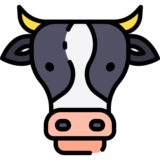 Cow cow animal kingdom milk icon