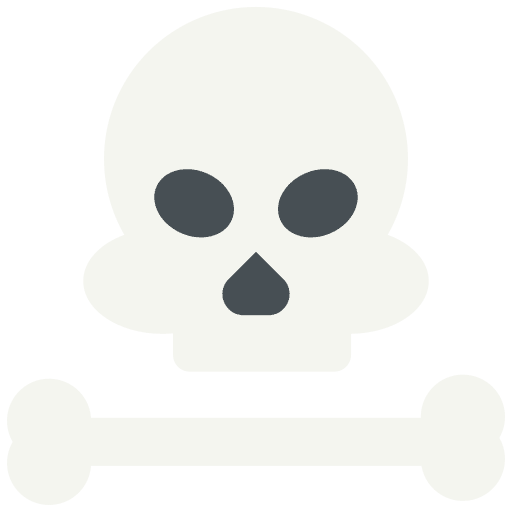 Skull scary horror spooky icon Skull scary horror spooky icon