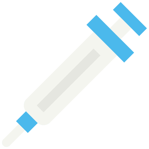 Syringe medication injection vaccination icon Syringe medication injection vaccination icon