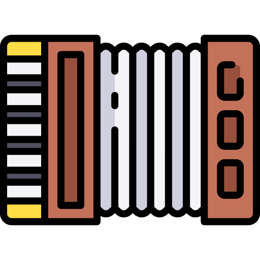 Accordion cultures music orchestra icon Accordion cultures music orchestra icon