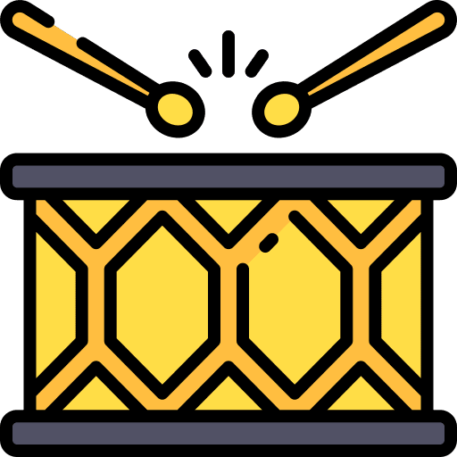 Drum drum cultures musical instrument icon Drum drum cultures musical instrument icon